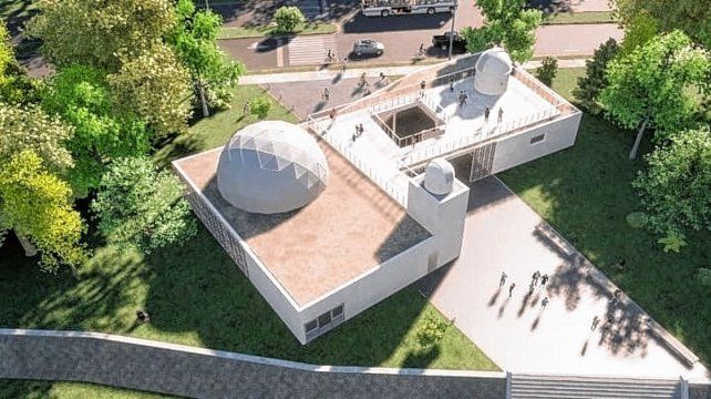 Las obras de restauración del CODE en la costanera santafesina.