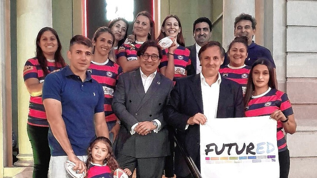 El santafesino Juan D&aacute;vila y Verdin cuando realiz&oacute; la presentaci&oacute;n de esta loable iniciativa en la capital provincial. &nbsp;