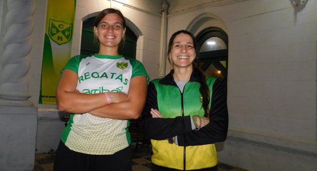  Emilia Mautino y María Inés Gervasoni son dos de las seis jugadoras de Regatas de Santa Fe que integran la selección nacional.