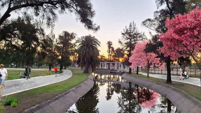 Las obras para renovar el Parque Garay Las obras para renovar el Parque Garay