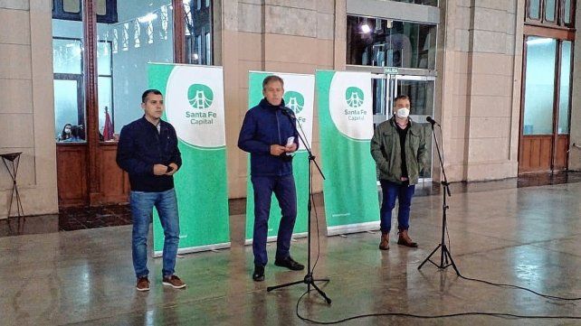 Fernando Peverengo, Emilio Jatón y Mariano Granato