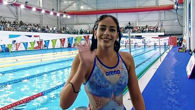 La nadadora radicada en Santa Fe, representante de Uni&oacute;n, se llev&oacute; cuatro medallas de los IV&deg; Juegos Suramericanos en Panam&aacute;.
