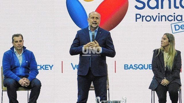 El gobernador Omar Perotti destacó el esfuerzo que hace habitualmente para poder desarrollar el deporte, que tan bien hace a la sociedad.