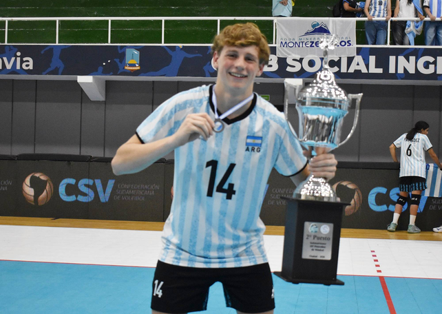 El santafesino de Libertad de San Jer&oacute;nimo Norte, Augusto Moyano, form&oacute; parte del combinado nacional.