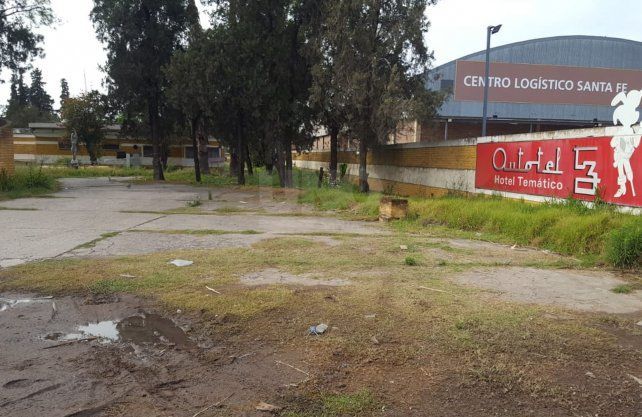 El motel de la vecina ciudad de Santo Tomé, blanco de los delincuentes. 