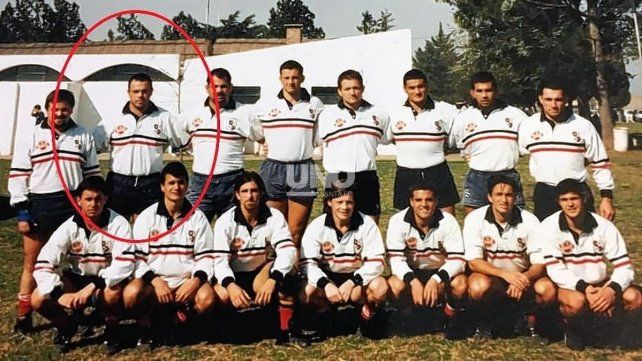 Diego Hernández, en una de las tantas alineaciones en su larga trayectoria en la prestigiosa institución de Sauce Viejo.