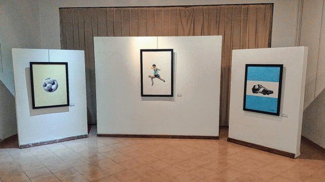 Pint&oacute; F&uacute;tbol es un peque&ntilde;o homenaje al viejo y querido f&uacute;tbol argentino, cuyo autor es el artista Gustavo Pueyo.