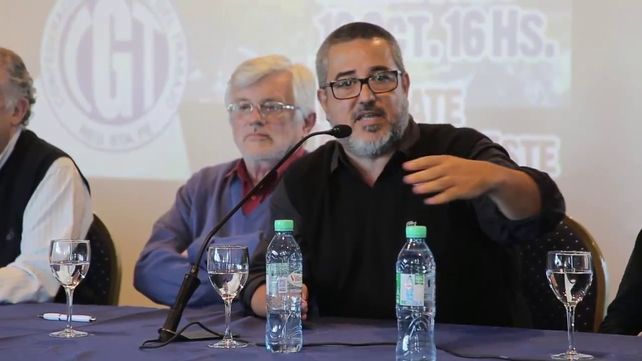 José Testoni, secretario general de la Central de Trabajadores de la Argentina (CTA).