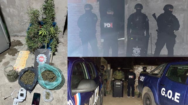 Apresaron a 15 personas por la venta barrial de drogas en los barrios San Lorenzo y Scarafía