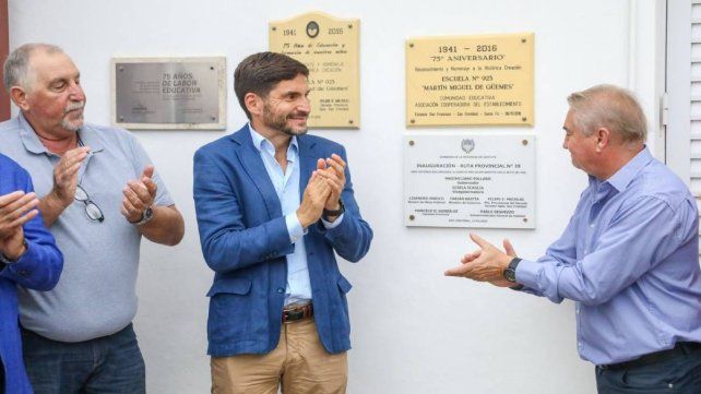Obras inauguradas en San Cristóbal.