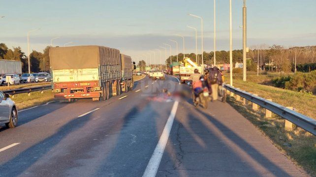 El accidente fatal en la autopista Santa Fe-Rosario, kilómetro 153 en jurisdicción de la ciudad de Santo Tomé.