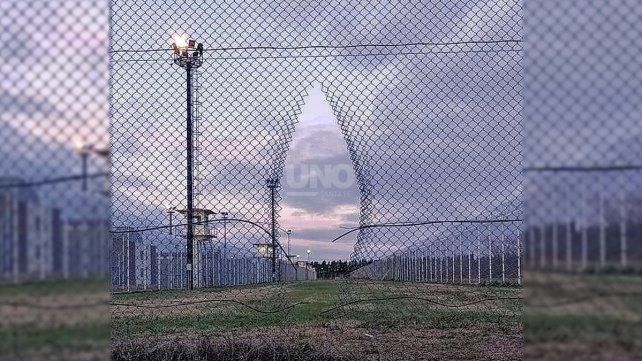 El lugar por dónde se fugaron los presos de Piñero en Rosario.