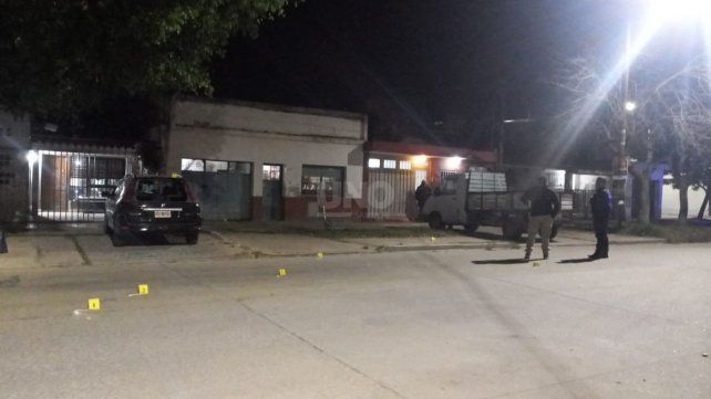 El lugar en dónde ocurrió el ataque en barrio Chalet