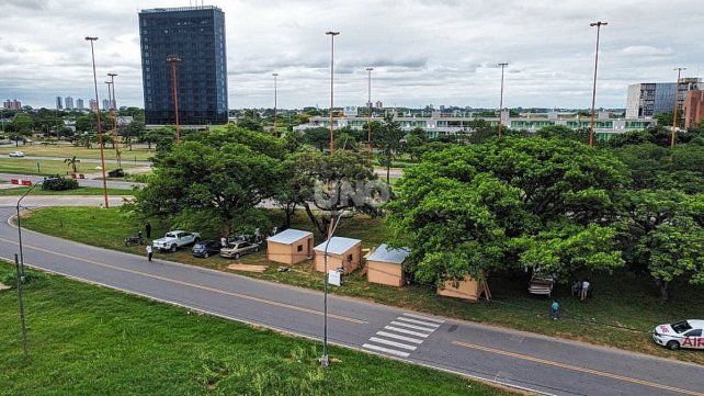 Módulos habitacionales para los vecinos relocalizados de La Vuelta del Paraguayo.