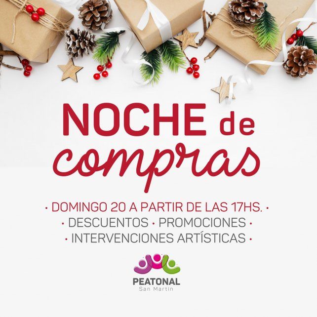 Noche de compras en La Peatonal 