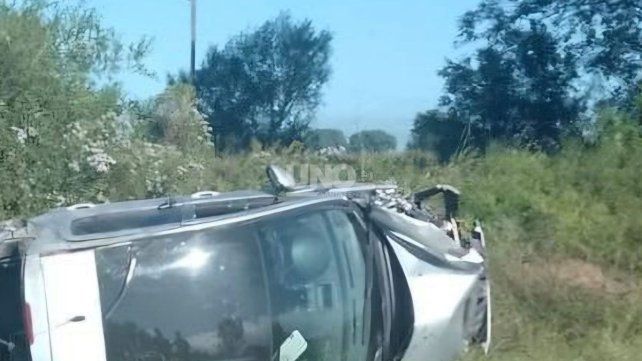 Kilométrica persecución y vuelco de dos ladrones tras un violento robo en Franck