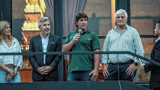 El gobernador de Entre R&iacute;os, Rogelio Frigerio, acompa&ntilde;&oacute; la presentaci&oacute;n en la vecina capital provincial.