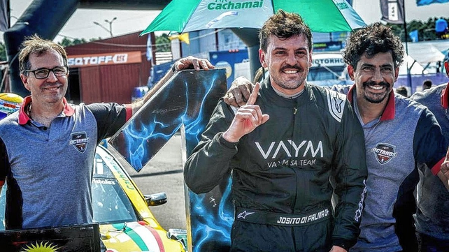 Luis Jos&eacute; Di Palma, viene de ganar en Entre R&iacute;os, y llega a San Jorge como puntero del campeonato.
