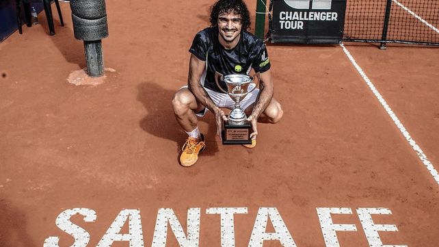  El tenista argentino subirá 37 puestos en el ranking ATP, por lo que desde el próximo lunes saltará al 255 puesto.