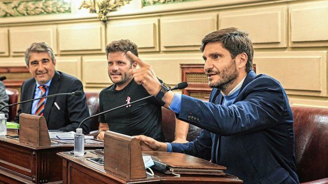 Maximiliano Pullaro, como presidente del bloque UCR Evoluci&oacute;n, ya mostr&oacute; diferencias con el socialismo en la C&aacute;mara de Diputados.