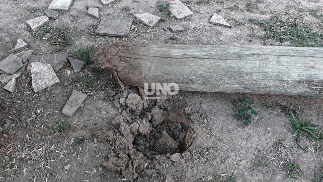 Una desgracia con fortuna. Lo que ocurri&oacute; en calle Francia al 3.100 cuando un mujer ingresaba al auto con su peque&ntilde;a hija. Pude ser una tragedia.