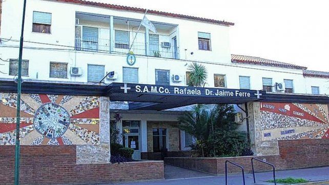 El hospital público Jaime Ferré, de la ciudad de Rafaela.