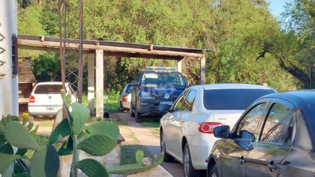 El patrullero que fue sustraído por los delincuentes y luego recuperado