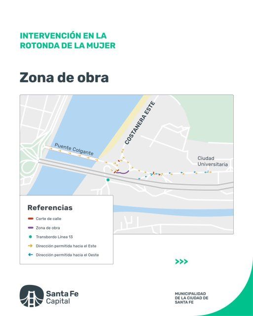 Comienza un operativo de reparación integral del pavimento asfáltico en la Rotonda de la Mujer Comienza un operativo de reparación integral del pavimento asfáltico en la Rotonda de la Mujer