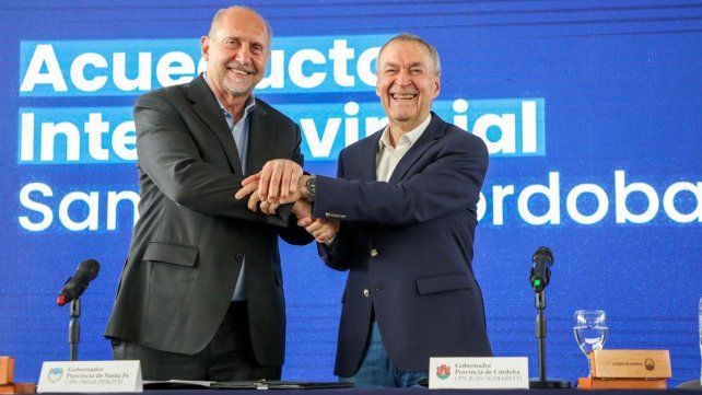 Omar Perotti y Juan Schiaretti