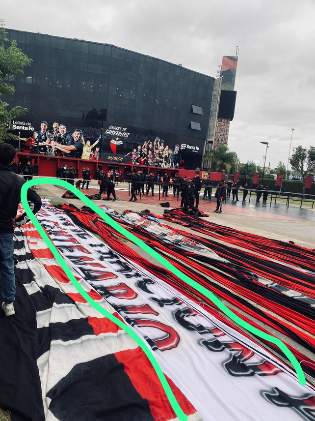 Hubo un chaqueo fallido de la polic&iacute;a en el pasado partido de Col&oacute;n.