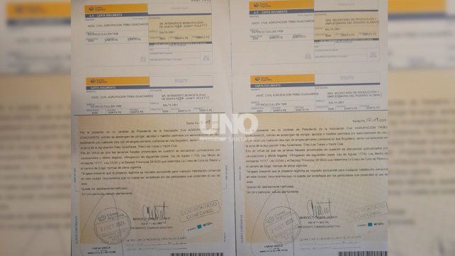 La Asociaci&oacute;n Tribu Gu&aacute;charos hizo el reclamo mediante una carta documento a la municipalidad de Santa Fe.&nbsp;