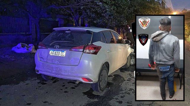 El conductor presentaba pedido de captura por robo y el vehículo tenía pedido de secuestro activo por robo. 