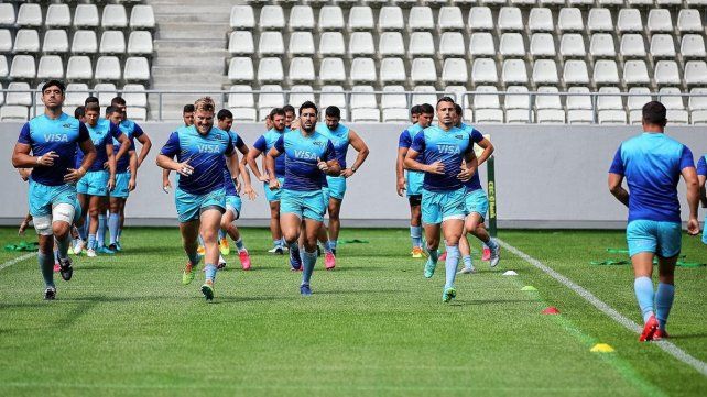 Los Pumas efectuaron el primer Captain's Run del 2021, en la previa al test match de rugby que jugarán frente a Rumania en el Arcul du Triumf de Bucarest.
