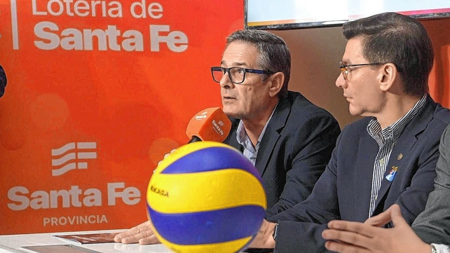Fabi&aacute;n Bochatay, presidente de la Federaci&oacute;n Santafesina de V&oacute;ley, destac&oacute; la presencia del seleccionado en la ciudad.