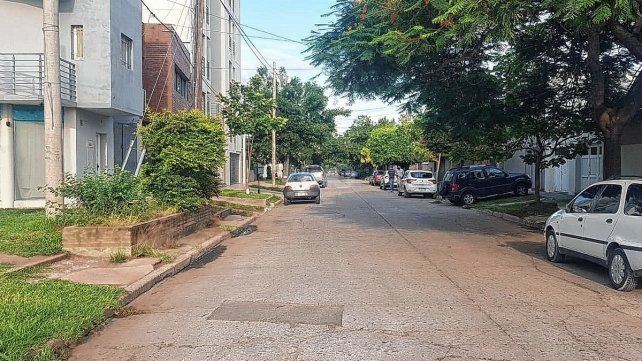 El lugar en donde sucedió el robo.