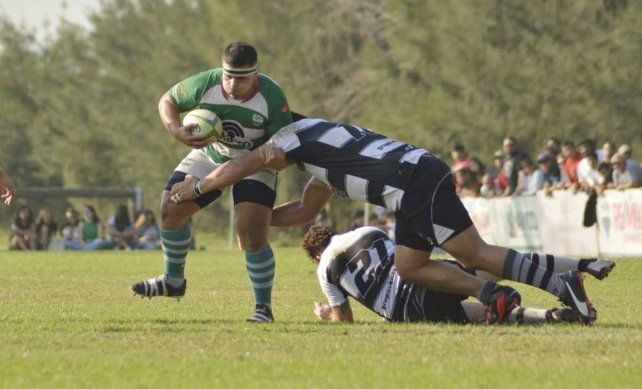 El trabajo de la defensa fue clave en el triunfo de la escuadra esperancina en la ciudad de Rafaela.  