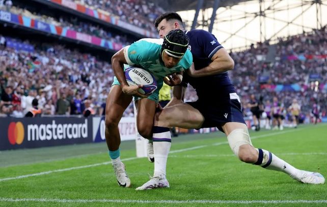 En Marsella, los Springboks sudafricanos, comenz&oacute; la defensa del t&iacute;tulo, con triunfo ante Escocia 18 a 3.