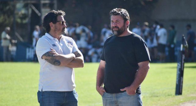 Pablo Pfirter y Tapón Stiefel, junto a Pedro Benet (h) son los coaches del elenco semifinalista del Regional del Litoral.