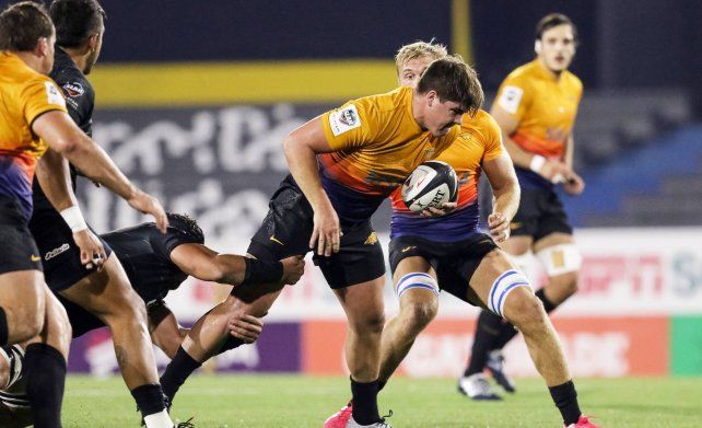 Formado en Luj&aacute;n RC de la URBA, el pilar Francisco Minervino se dio el gusto de marcar un ensayo en el triunfo de Jaguares en Montevideo.