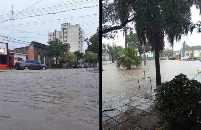 Gálvez y Coronda bajo agua, con evacuados y con pronósticos poco alentadores. Fuente: Gálvez Hoy