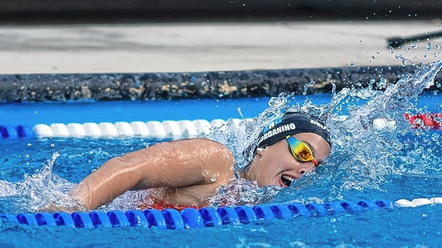 La nadadora de Uni&oacute;n de Santa Fe, viene de competir en los Juegos Sudamericanos de la Juventud en la ciudad de Rosario.