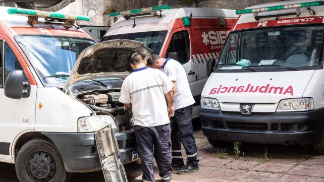 El Sies 107 duplicó la cantidad de ambulancias en 10 días. 