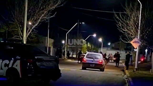 El lugar donde sucedió el ataque criminal en la ciudad de Frontera, en el límite con la provincia de Córdoba