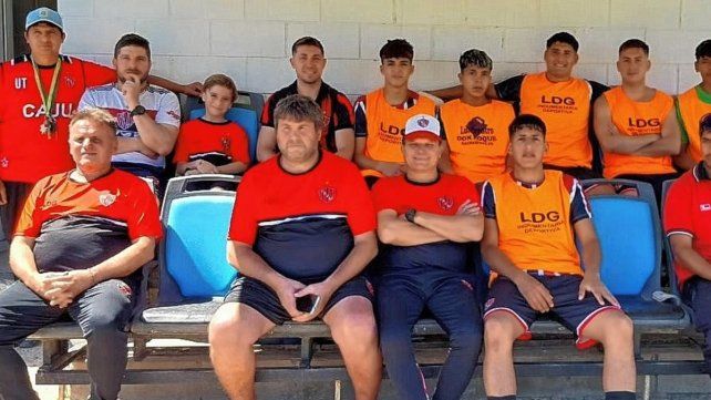 El Gringo Donetti, a la izquierda, destacó que el equipo se merece jugar esta final, y que es motivante jugarlo en Colón.