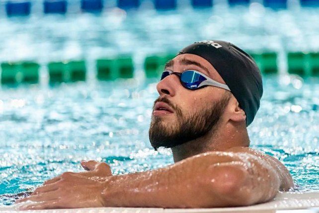 El deportista del Club Atlético Unión, se tiró en la prueba de 50 metros libre, y ocupó la quinta posición.