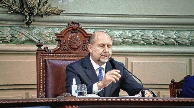 El gobernador Omar Perotti brindó su discurso de apertura del 139 período de sesiones ordinarias en la Legislatura santafesina.