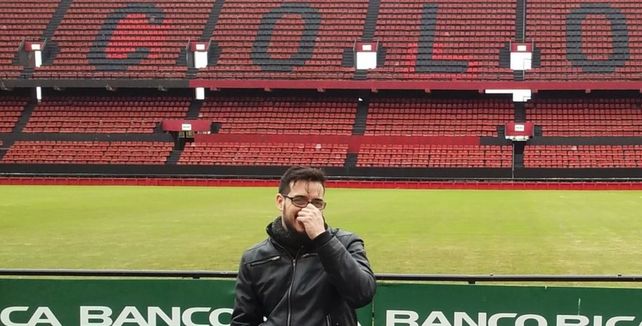 Pablo Degli Antoni, el hincha rojinegro que ayudó a darle vida a Colón de Banjul (Gambia).