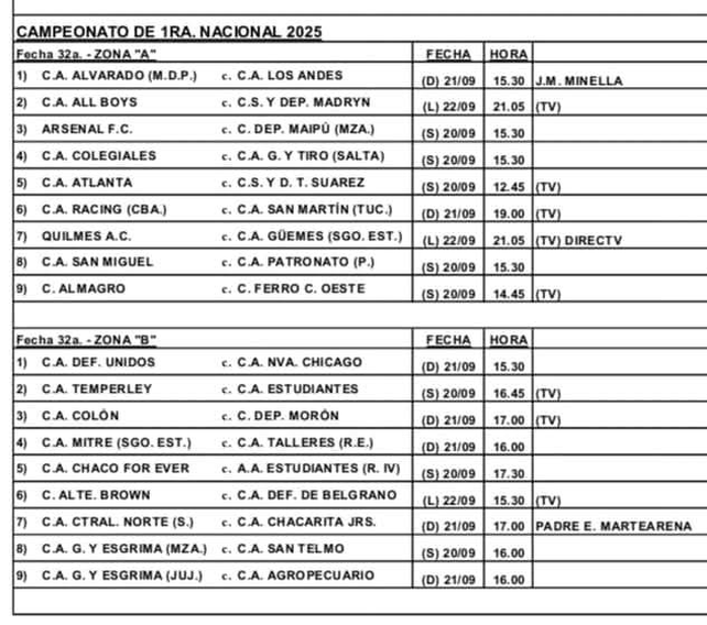 Col&oacute;n-Mor&oacute;n, televisado en la fecha 32.&nbsp;