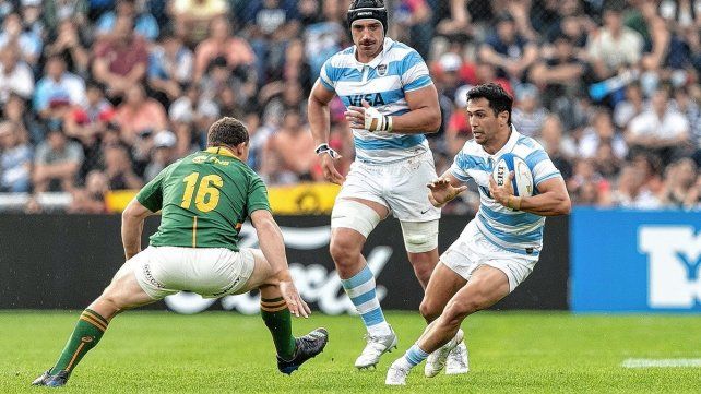 Matías Moroni fue parte de la ventada de Los Pumas, y el premio fue haber marcado un try ante los sudafricanos.