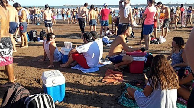 De la batalla campal en la playa de Pinamar participaban 